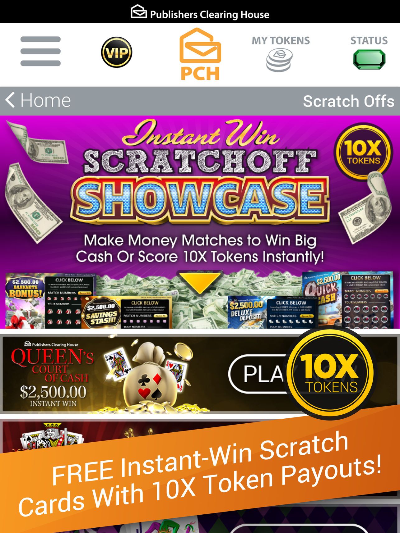 Free Instant Win Cash Sweepstakes