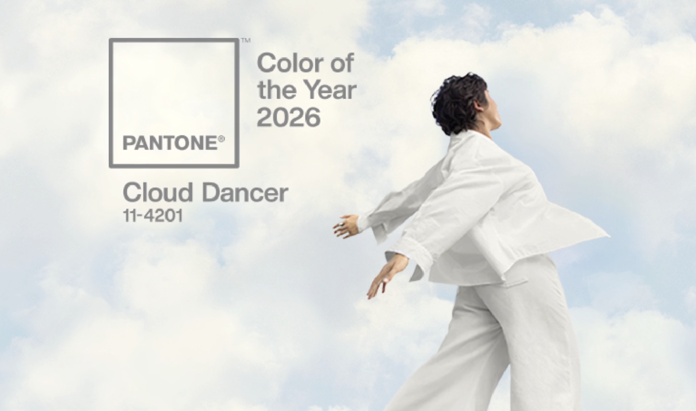 Cloud Dancer Is the New Black: Pantone's 2026 Colour…