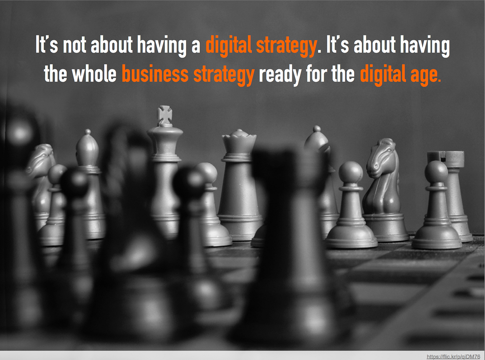 Digital Transformation. It’s not about technology, stupid!